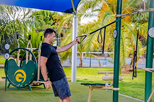 FitNOW Club Suspension Training Set | Full Body Workouts at Home, Travel, and Outdoors