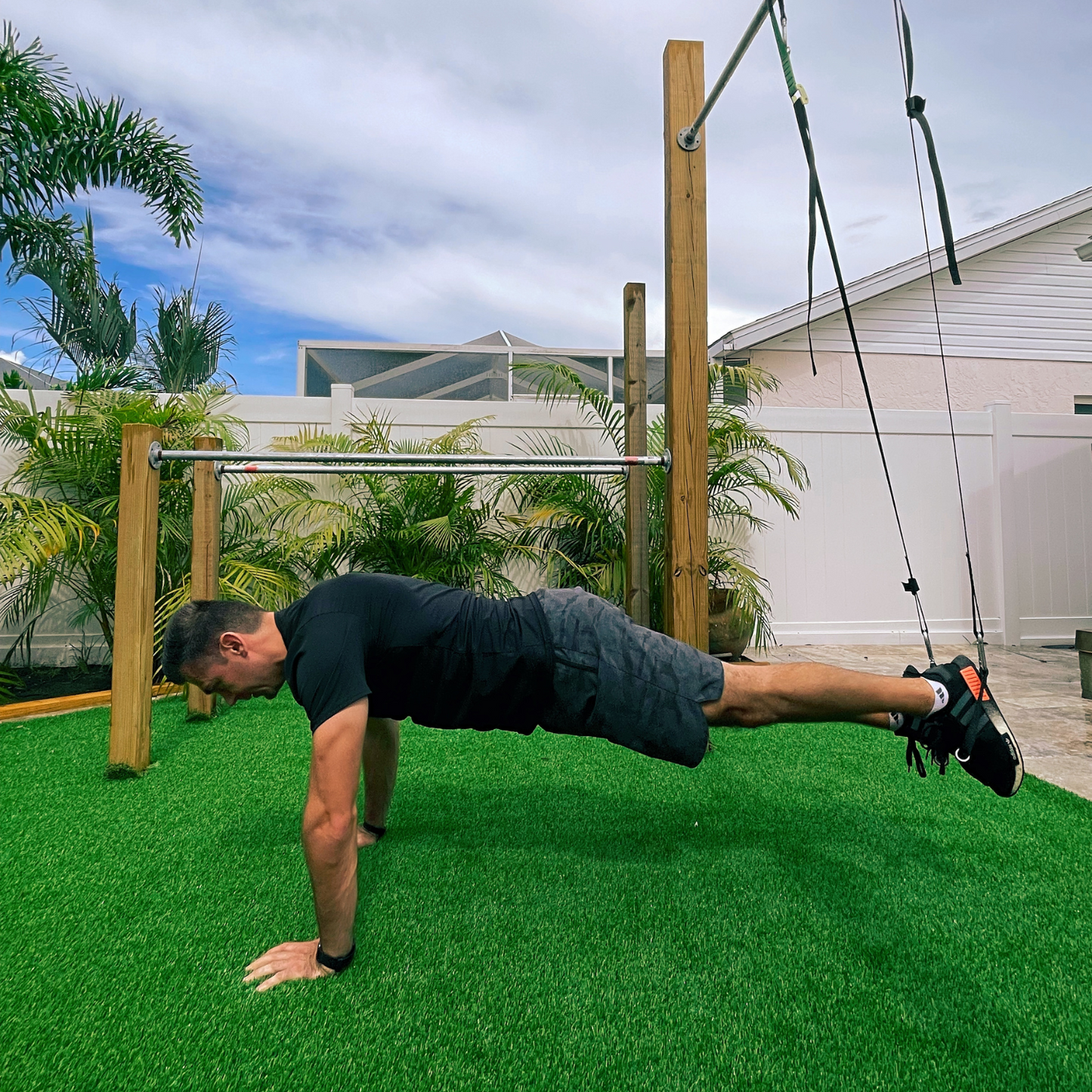FitNOW Club Suspension Training Set | Full Body Workouts at Home, Travel, and Outdoors