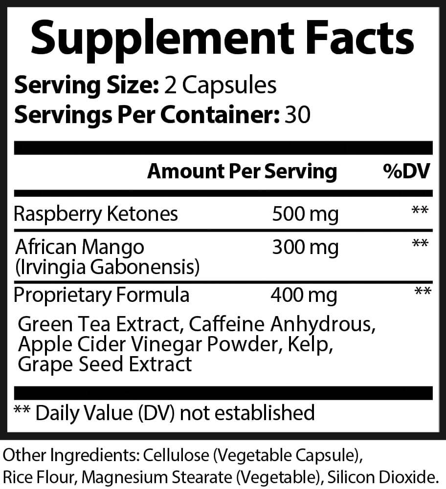 Raspberry Ketones Ultra Blend-1 Pack (60 Count)