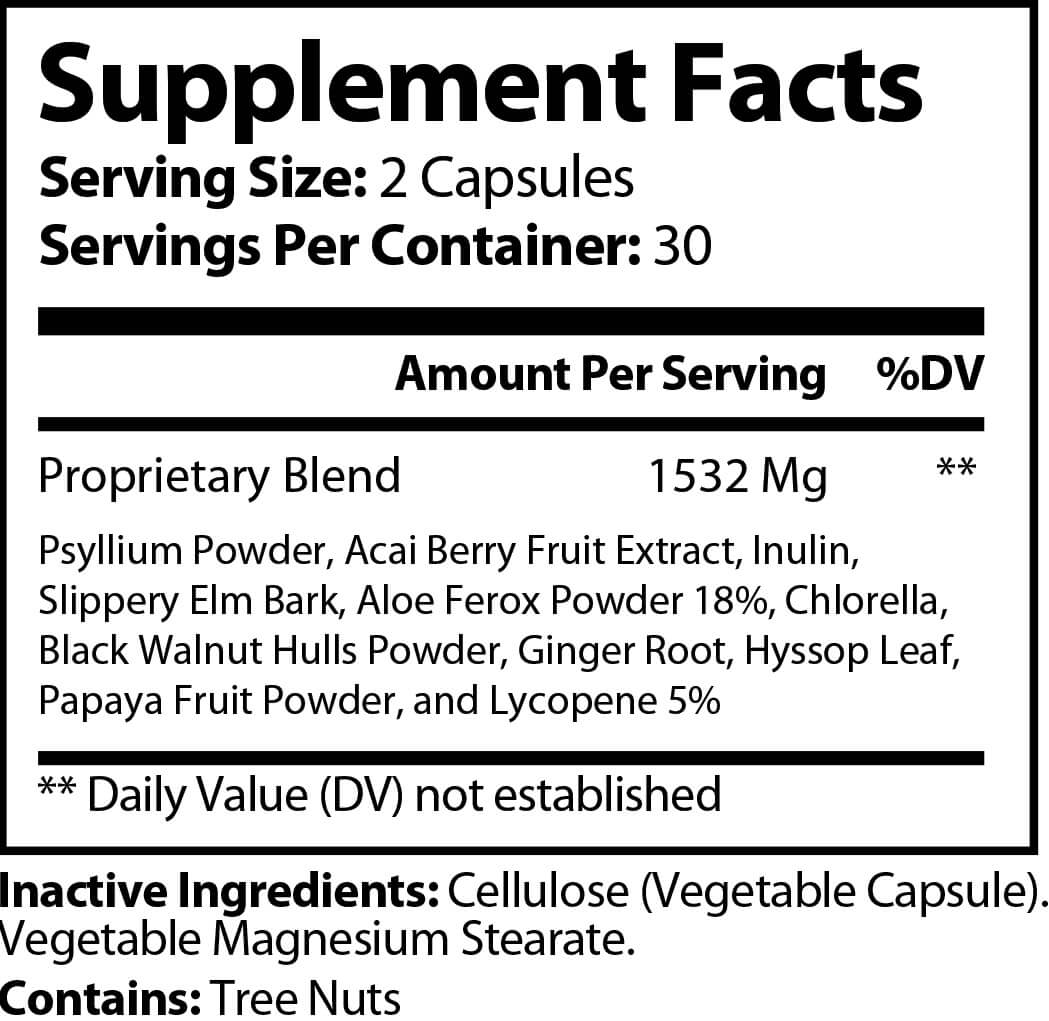 Max Detox Dietary Supplement with Acai Berry-1 Pack (60 Count)