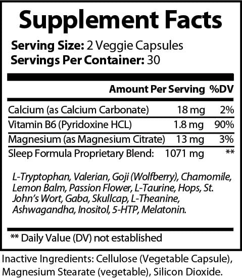 FitNOW Club Sleep Aid Supplement - 1 Pack (60 Count)