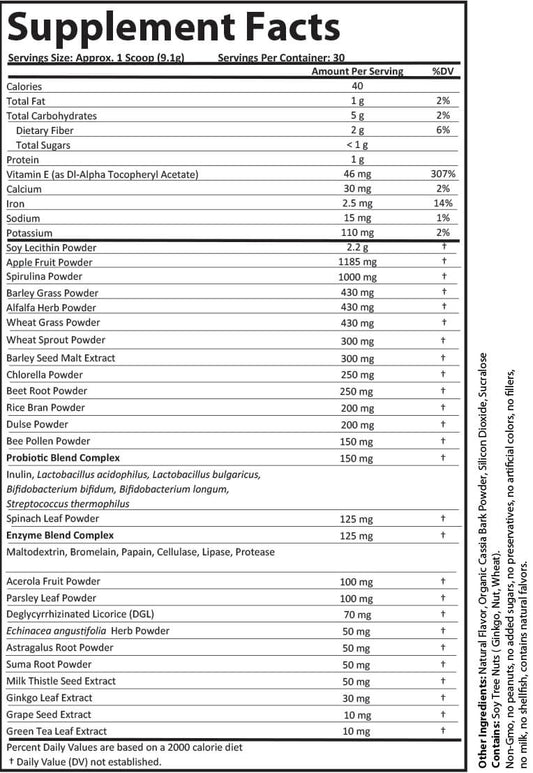 Green Superfood-Apple Cinnamon Turnover