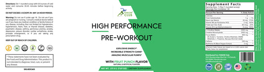 Top-Performing Pre-Workout Supplement (Fruit Punch) to Boost Energy and Maximize Muscle Growth