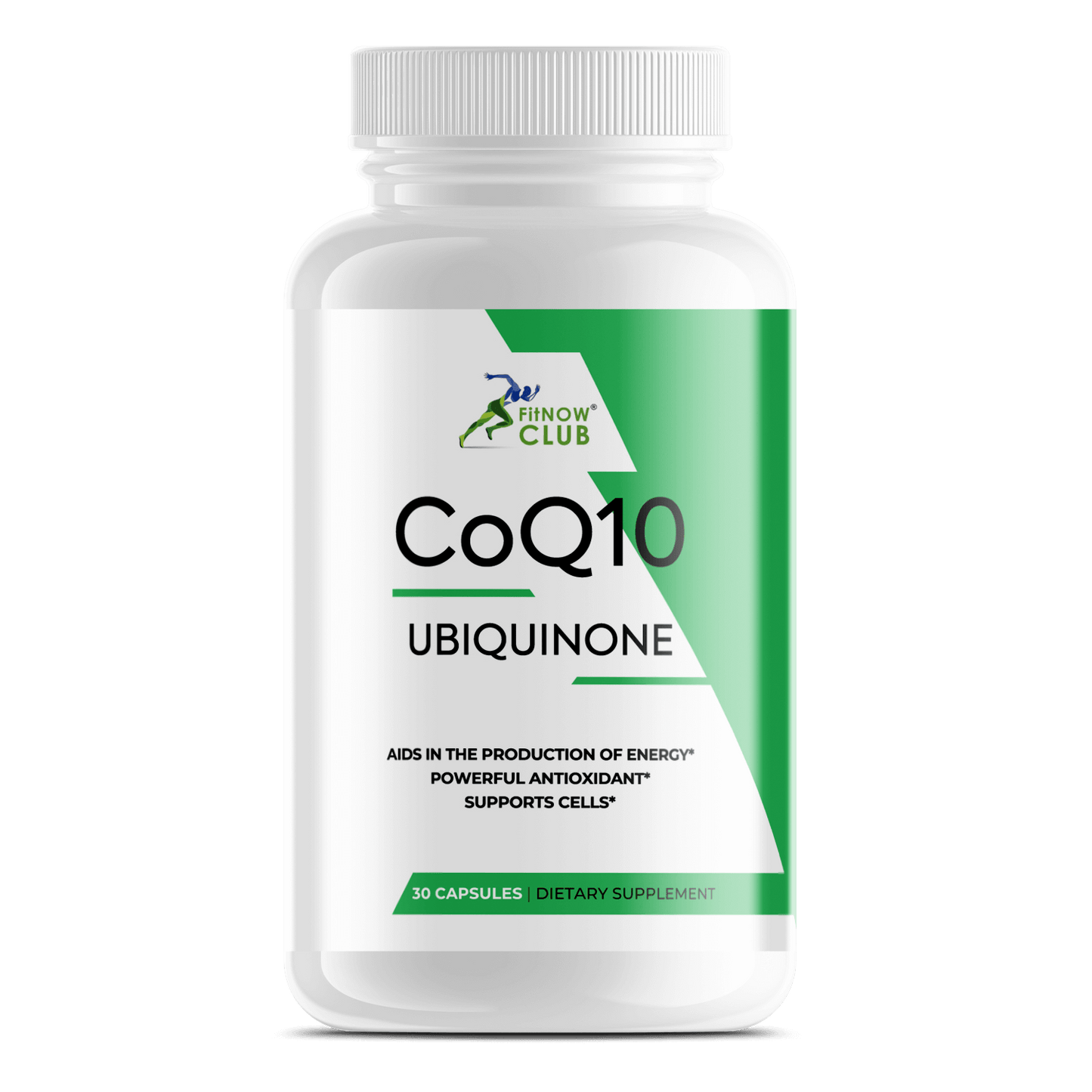 Premium Organic CoQ10 Ubiquinone Supplement - Single Pack (30 Count)