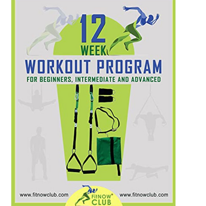FitNOW Club Suspension Training Set | Full Body Workouts at Home, Travel, and Outdoors