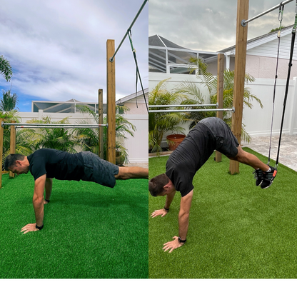 FitNOW Club Suspension Training Set | Full Body Workouts at Home, Travel, and Outdoors
