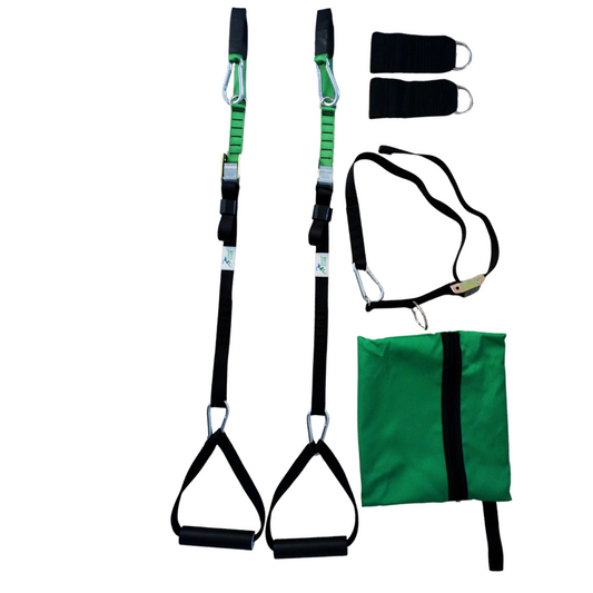 FitNOW Club Suspension Training Set | Full Body Workouts at Home, Travel, and Outdoors